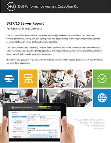 The Individual report will show in-depth characteristics of an individual server.